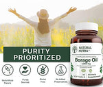 Authentic USA imported Natural Nutra Omega 6 supplement showcasing the certified non GMO and gluten free seals.