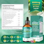 Convenient 60 milliliter liquid supplement bottle for daily wellness