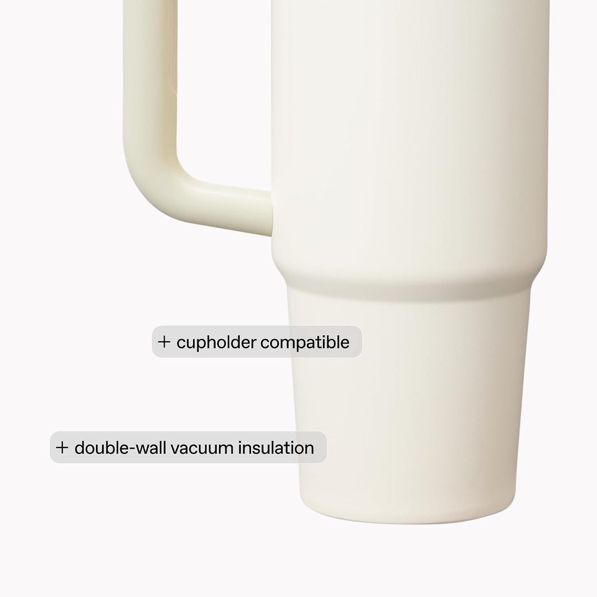 Stanley Quencher travel tumbler branded packaging and authenticity details
