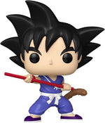 Funko Pop animation Goku figure side angle showcasing Power Pole