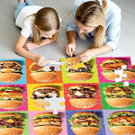 Preschool educational food toy for children aged three to eight packaging and contents view