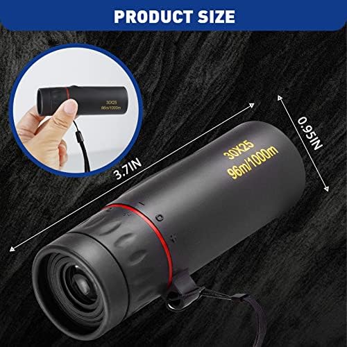 HDAJY compact optical scope positioned next to a smartphone adapter mount for mobile photography
