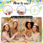 Yuanan classic style paper birthday crowns interlocking slots