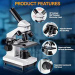 Maxlapter microscope dual LED illumination system