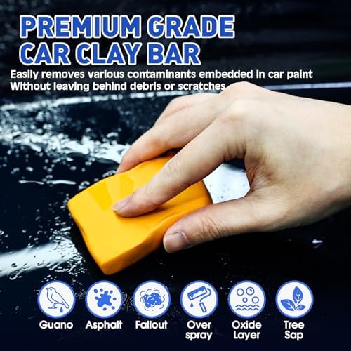 Effervescent lubricant tablets dissolving inside a plastic spray bottle for paint protection