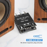 Wuzhi Audio ZK-1002T module with acrylic casing shell fully assembled