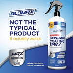 Application of Glomax ceramic spray on stainless steel refrigerator