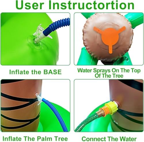 Kids outdoor summer lawn beach game toy with water weighted anchor base