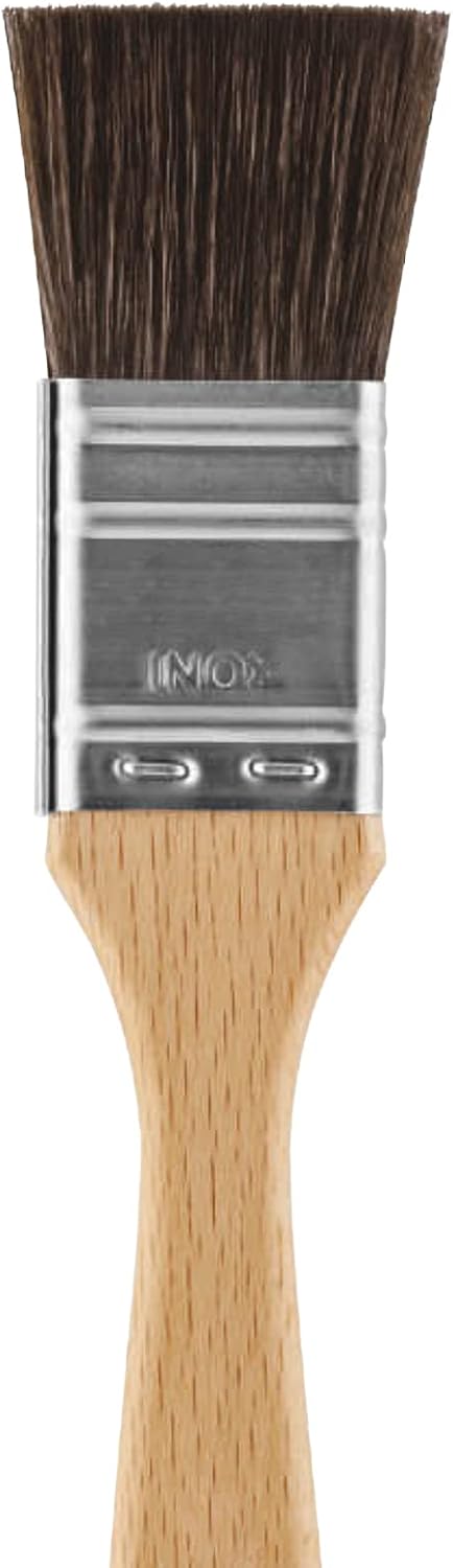 Escoda size 18 watercolor brush bristle close up