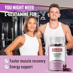 Greabby L Glutamine 60 count bottle side profile