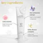 NOONI Korean skincare double cleansing routine products side view.