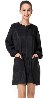 Polyester Professional Salon Smock Hair Stylist Jacket | Water-resistant Haircut Cape, Pet Grooming Workwear, Barber Apron - Image 9
