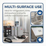 Yadool scratch remover kit instruction set for appliances