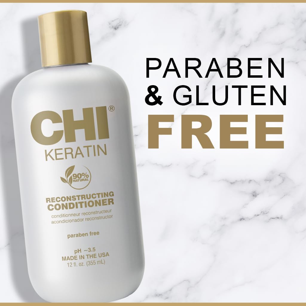 CHI Keratin Reconstructing Conditioner back label details