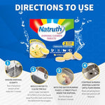 Natruth garbage disposal cleaner 24 count box side profile