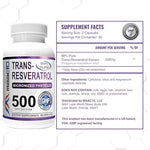 Capsule details for Maac10 Trans Resveratrol 60 count supplement