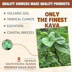 Side label of Healoading Kava Kava extract gummies detailing nutritional facts and serving sizes.