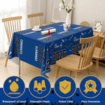 Congrats Grad themed table cover for rectangular tables
