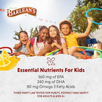 Barlean's Seriously Delicious Omega Pals liquid base seal and expiration date view