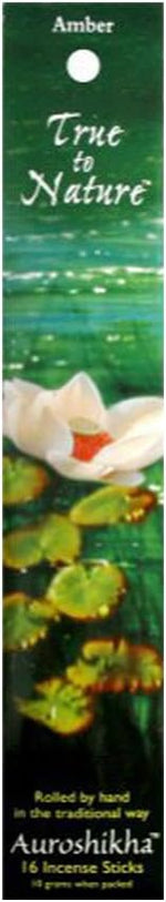 Back of Auroshikha incense package with ingredients and details