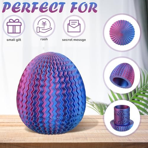 JolliLudo colorful egg shaped maze gift holder being rotated by hand