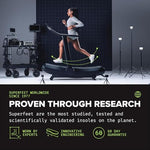Trim-to-fit guide on the underside of Superfeet Green orthotics