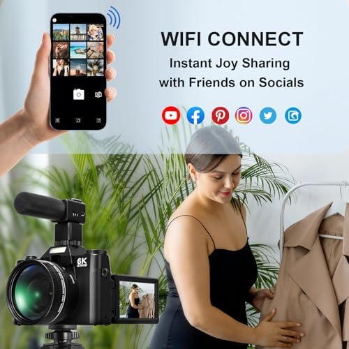 Yatao beginner friendly camera displaying the rear controls and interface screen