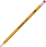 Staedtler Essentials HB #2 Yellow Wood Graphite Pencils, with latex-free pink eraser, 8 Pack, 13251PB8A6 - Image 2