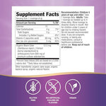 Nature's Way Sambucus organic elderberry lozenges supplement facts and clean ingredient list