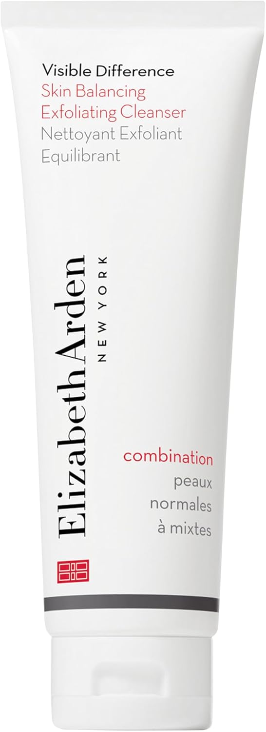 Elizabeth Arden Visible Difference Skin Balancing Exfoliating Cleanser front view skincare
