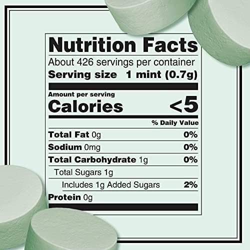 Altoids Spearmint Mints open tin showing hard pastilles