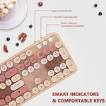 Kootop silent wireless mouse and matching keyboard side aesthetic view