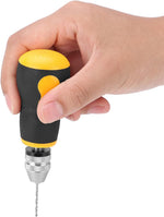 Side profile of the compact 90mm manual pin vise tool