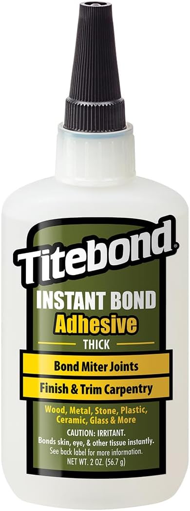 Titebond Instant Bond wood adhesive container studio shot