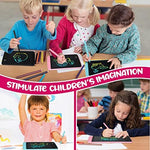 Kids using portable LCD writing tablets for learning