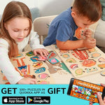 QUOKKA preschool educational game package with two distinct human anatomy boards