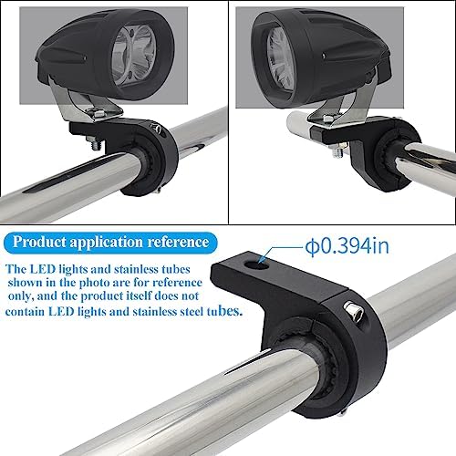 Complete installation kit including two pieces of horizontal bar clamps and hex wrench