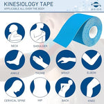 Waterproof kinesiology tape for knee and shoulder support in India