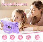 Side profile of Zcobro toddler tablet showing protective silicone bumper