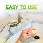 Close up of Renuv septic safe disposal cleaning pods