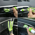 Close up view of the premium scratch free bristles on the Nurkul automotive detail brush set.