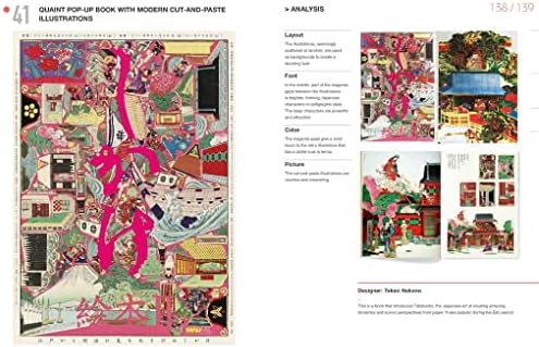 Close up of graphic design sample from Japanese masters