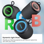 Rear view of Deeyaple portable waterproof speaker