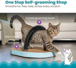 Catstages cardboard cat scratcher with catnip infused surface for natural claw maintenance.