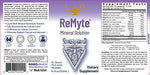 Unflavored liquid magnesium and multi mineral duo pack ingredients label.