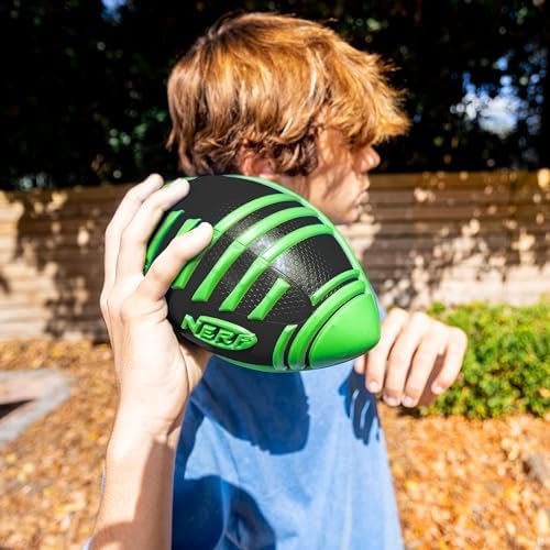 Nerf catch and throw foam football indoor and outdoor use angle