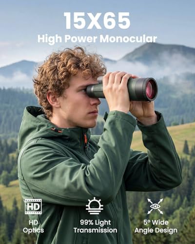 URBANCOAST HD monocular telescope attached to the included adjustable tripod for steady wildlife viewing