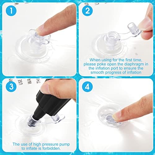 Durable polyvinyl chloride material heart float detail
