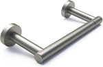 Pokim brushed nickel toilet paper holder front view wall mount