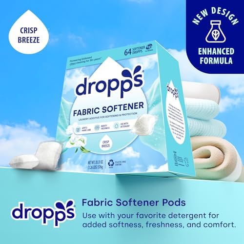 Eco-friendly mineral based laundry softener pods for sensitive skin